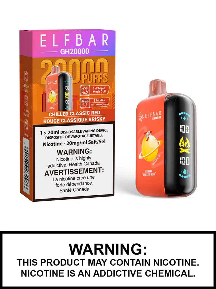 ELF BAR GH20000 DISPOSABLE VAPE
