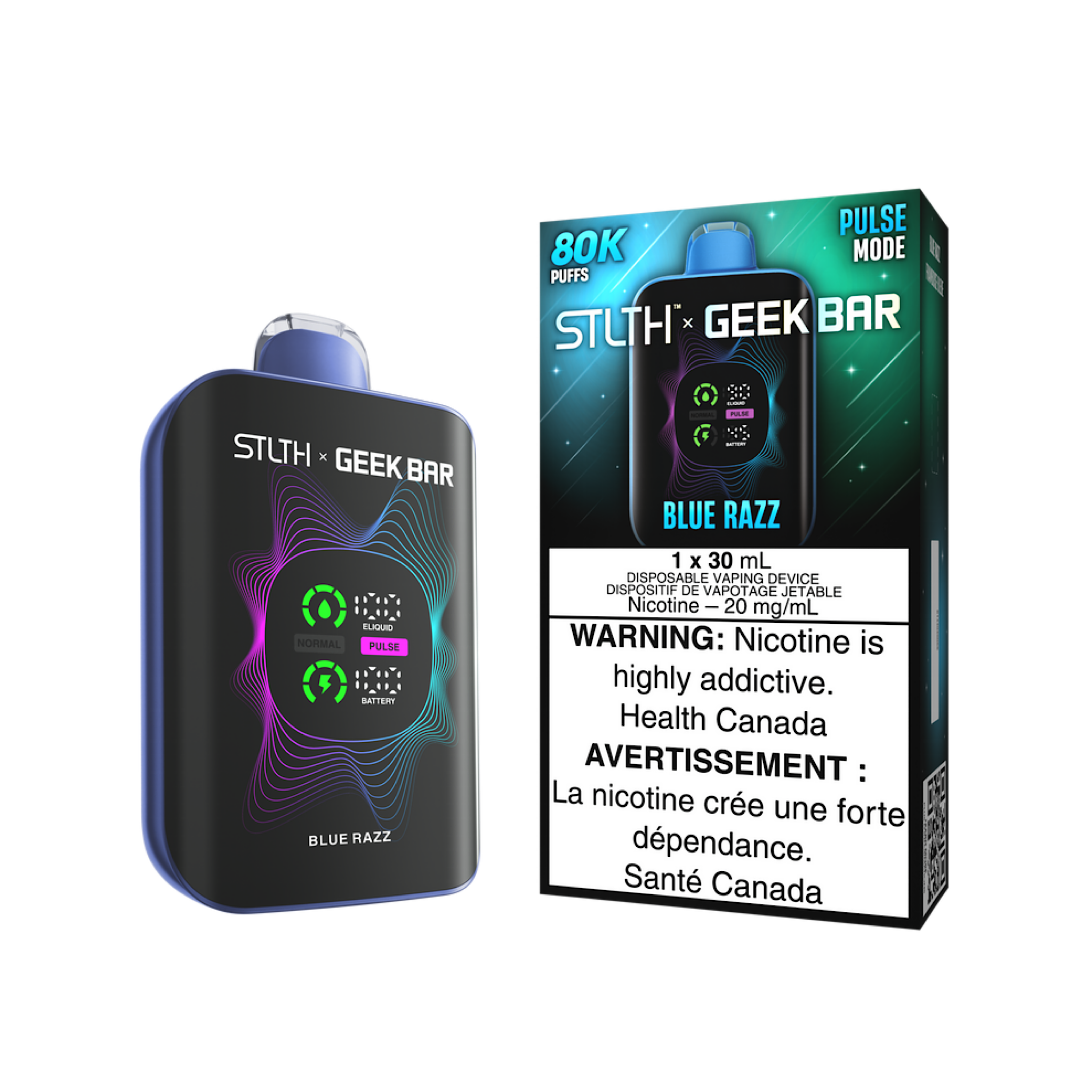 STLTH X GEEK BAR - 80K Puffs Disposable Vape (With Free Magsafe Compatible Cover)