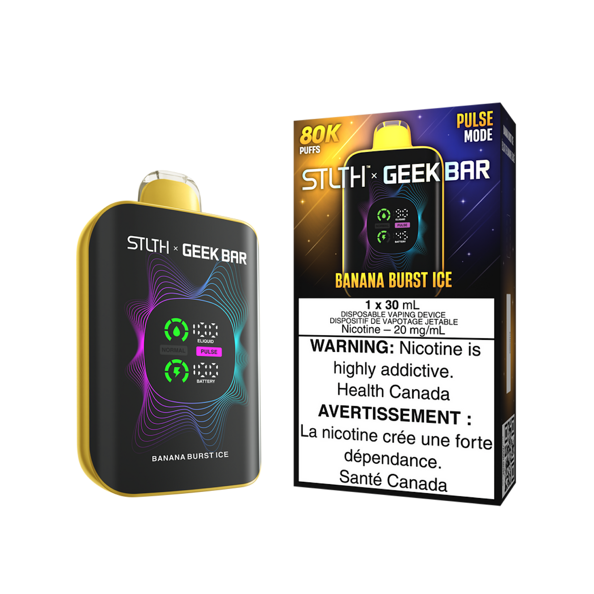 STLTH X GEEK BAR - 80K Puffs Disposable Vape (With Free Magsafe Compatible Cover)
