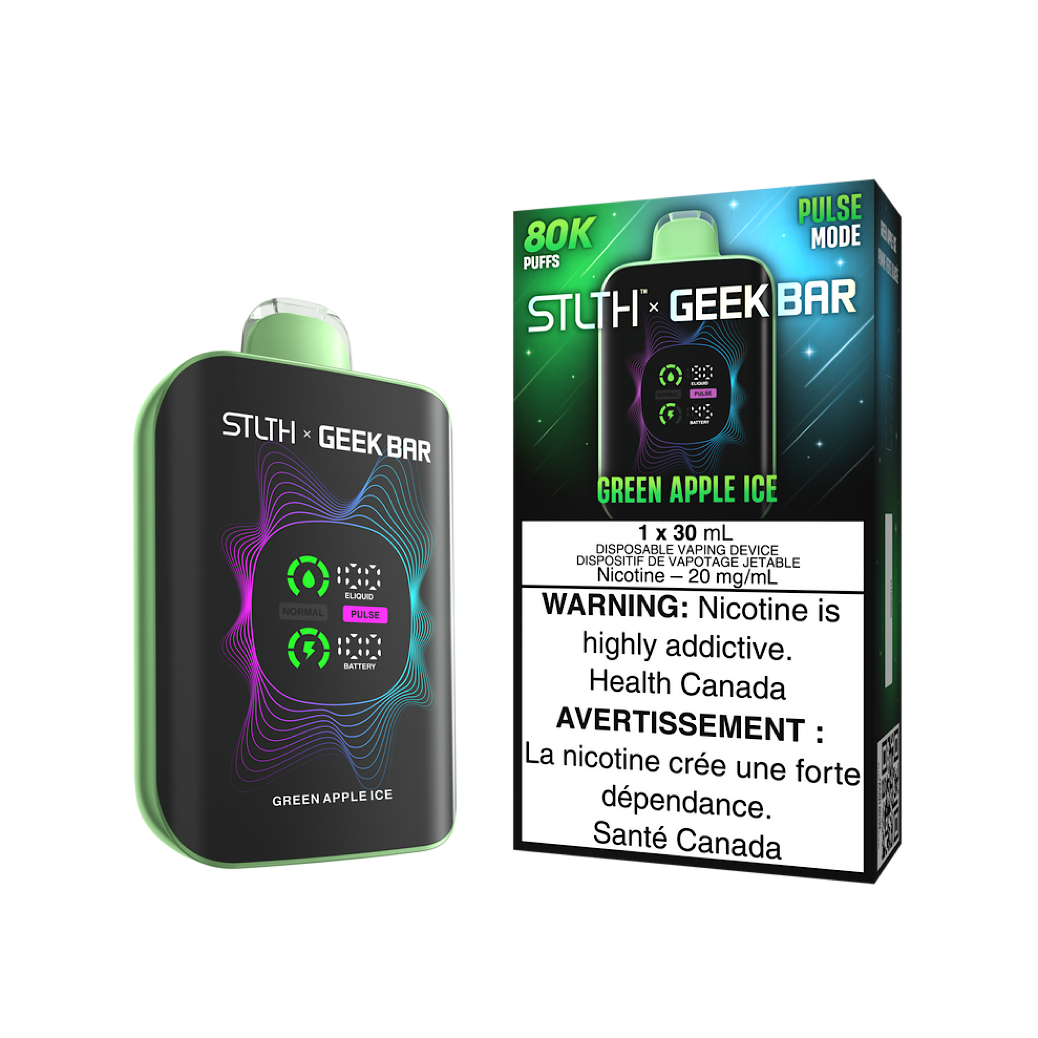 STLTH X GEEK BAR - 80K Puffs Disposable Vape (With Free Magsafe Compatible Cover)