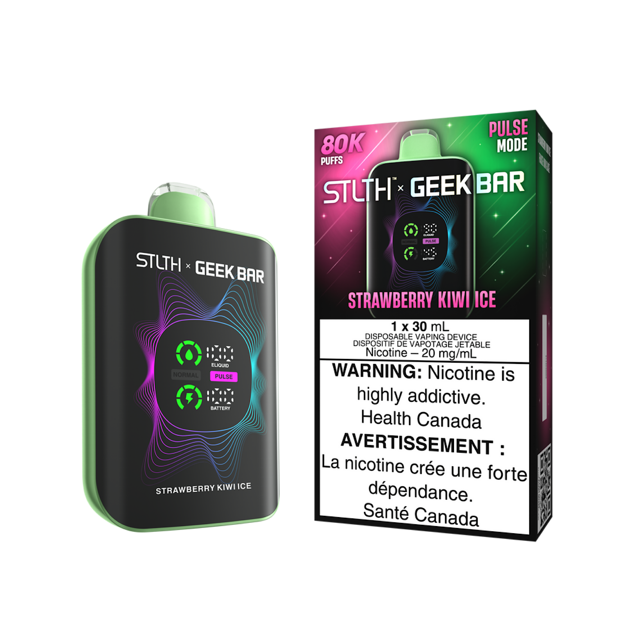 STLTH X GEEK BAR - 80K Puffs Disposable Vape (With Free Magsafe Compatible Cover)