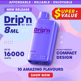 Drip'N 8mL Disposable Vape - 16000 Puffs