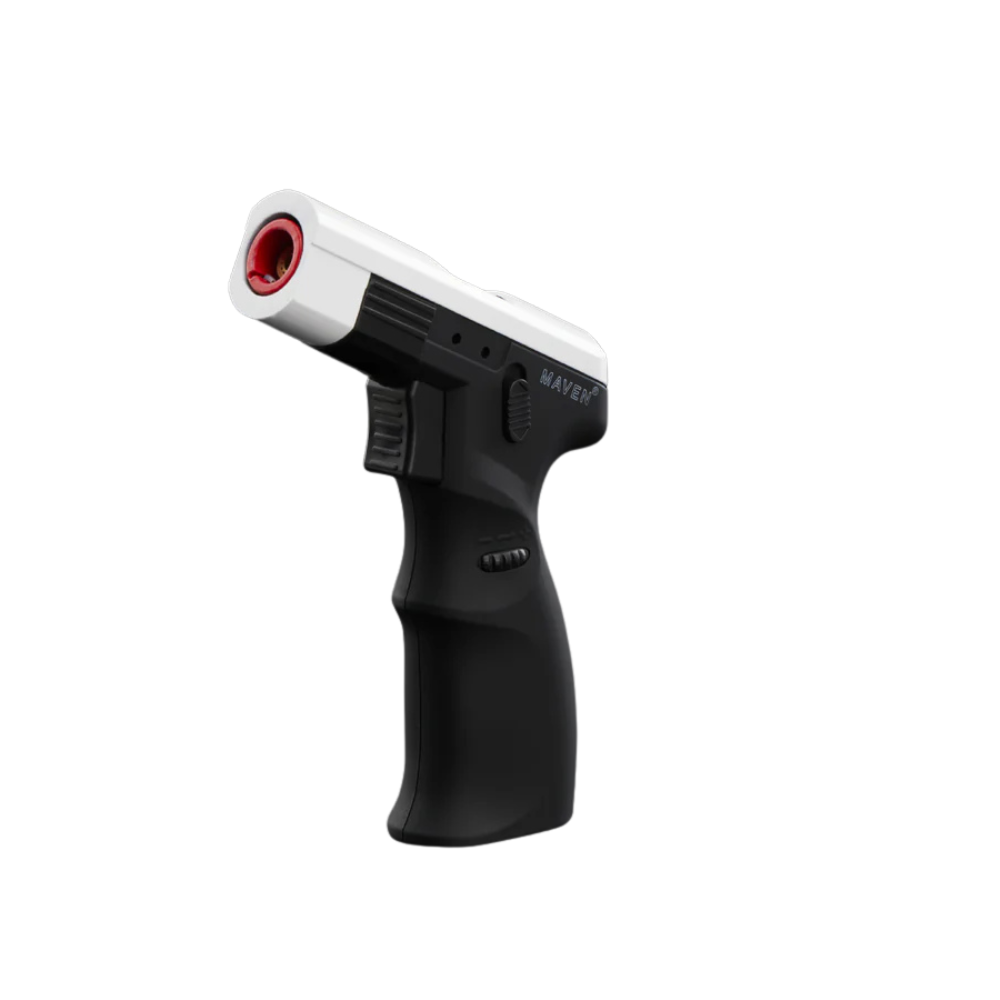 Maven Model K Windproof Torch Lighters (Black & White)