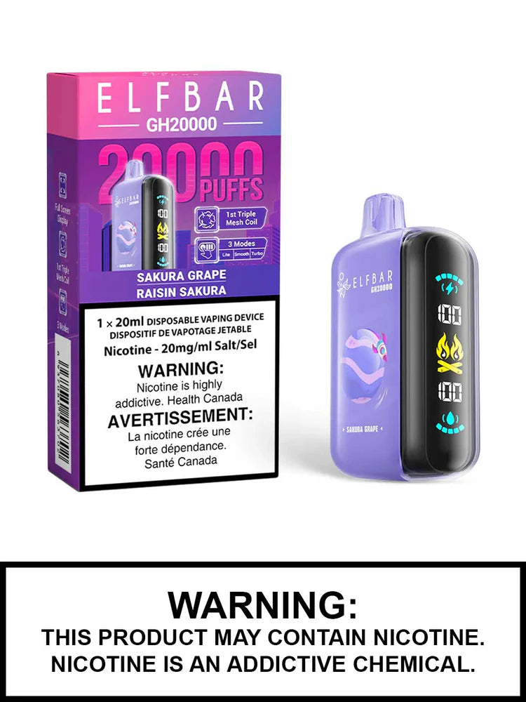 ELF BAR GH20000 DISPOSABLE VAPE