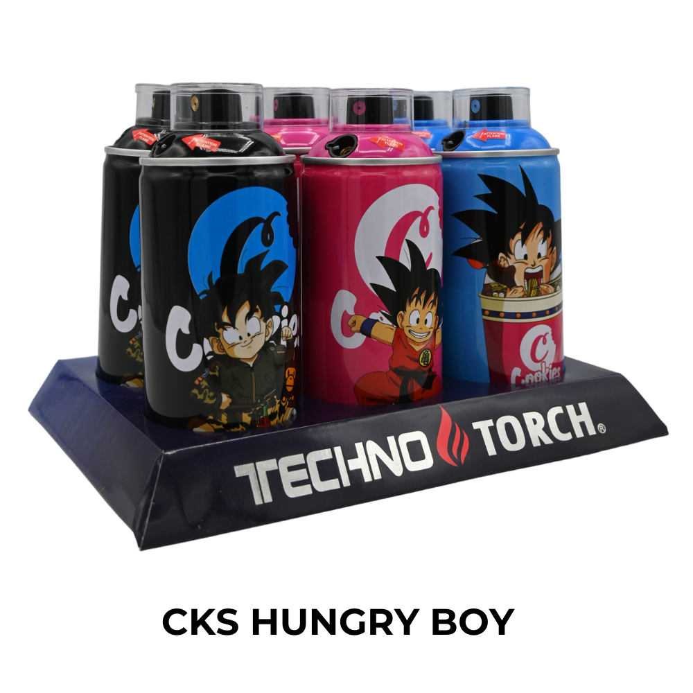 Techno Spray Can Torch Lighters (CKS Hungry Boy) - 6ct