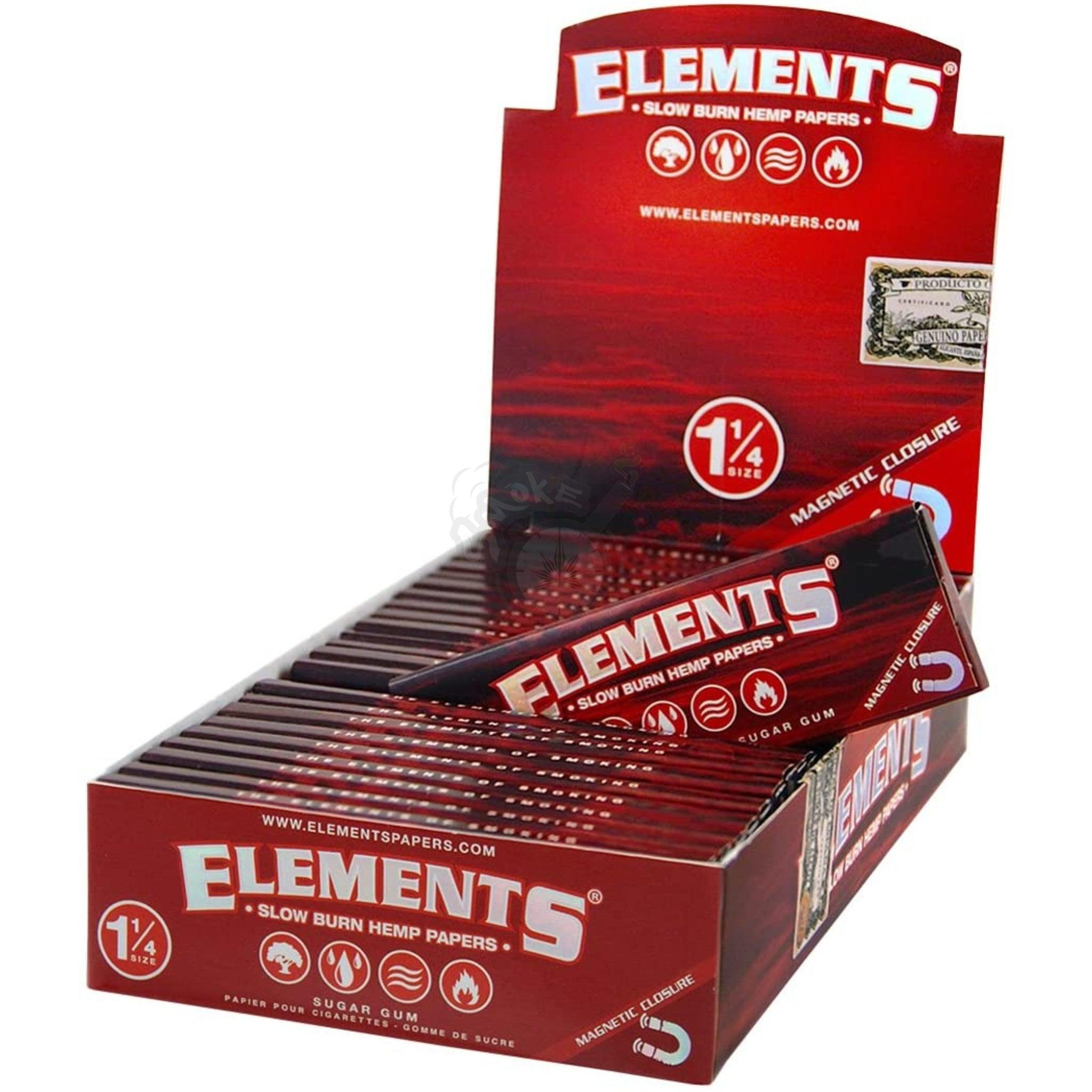 Elements 1 1/4" Slow Burn Hemp Paper - SmokeTime