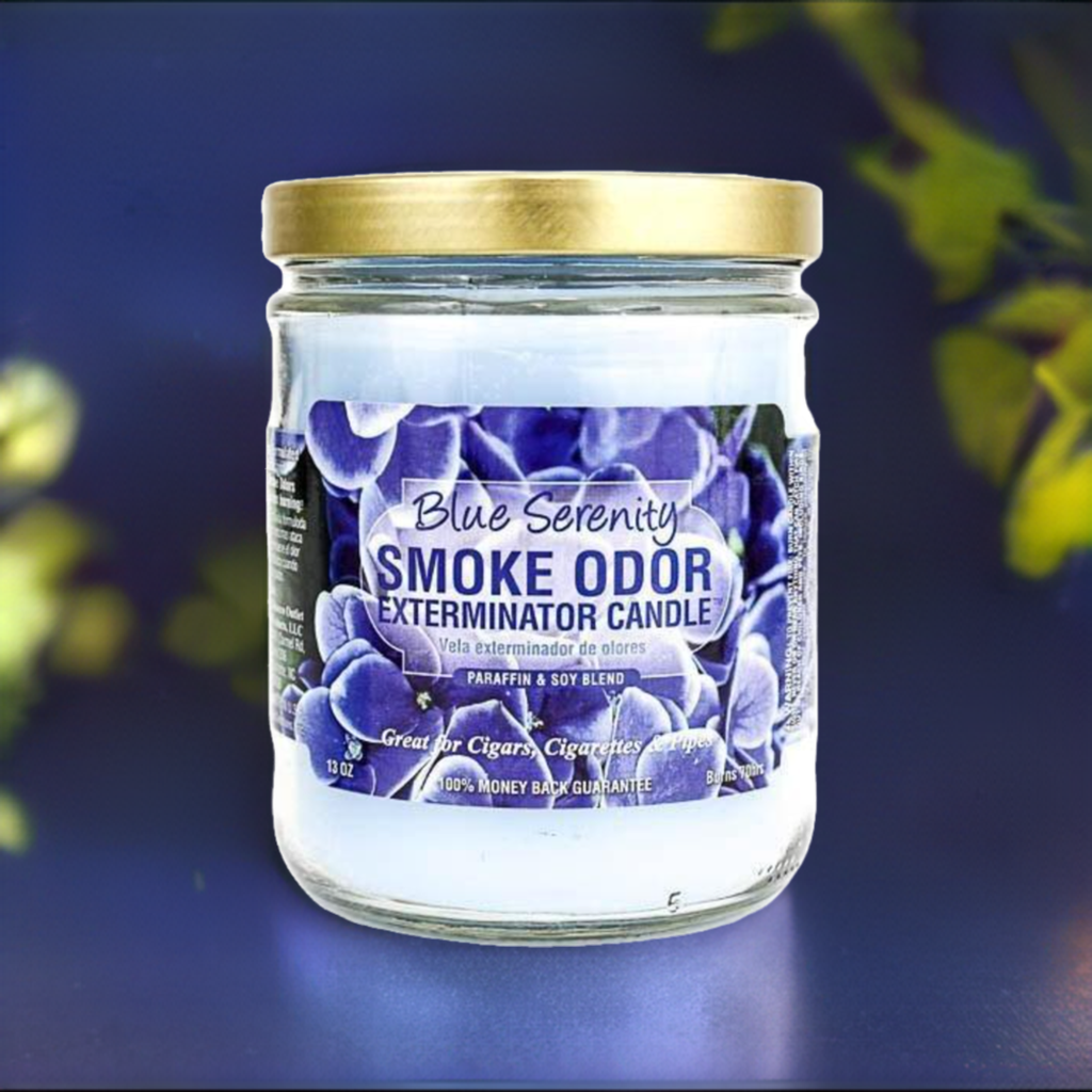 Smoke Odor Exterminator Candle - Blue Serenity