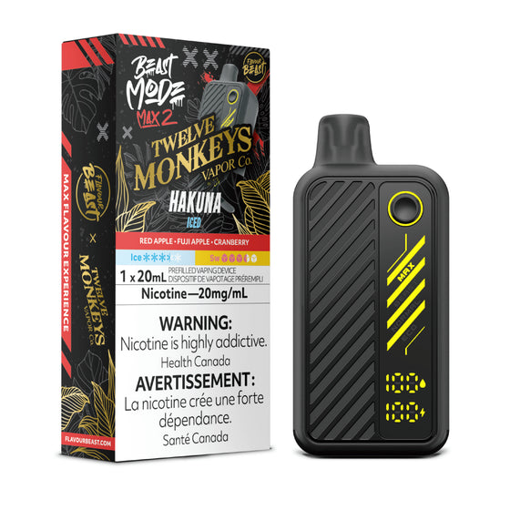 Flavour Beast - Beast Mode Max 2 x 12M (50K) Disposable