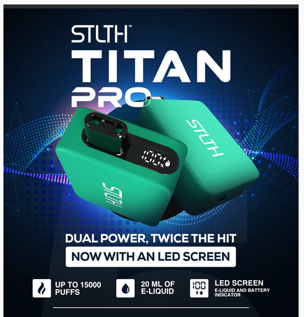 STLTH TITAN PRO 15K - DISPOSABLE VAPE