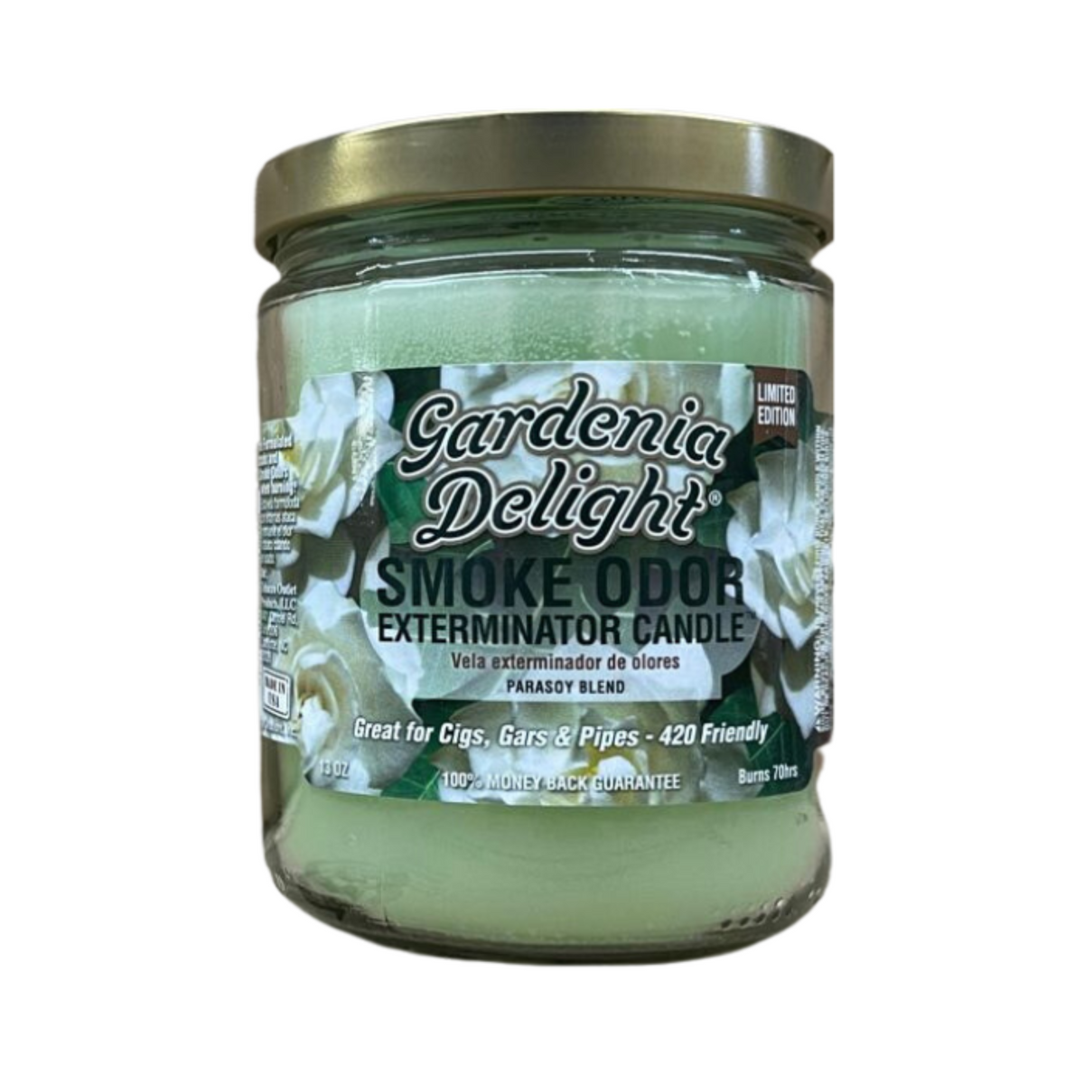 Smoke Odor Exterminator Candle - GARDENIA DELIGHT